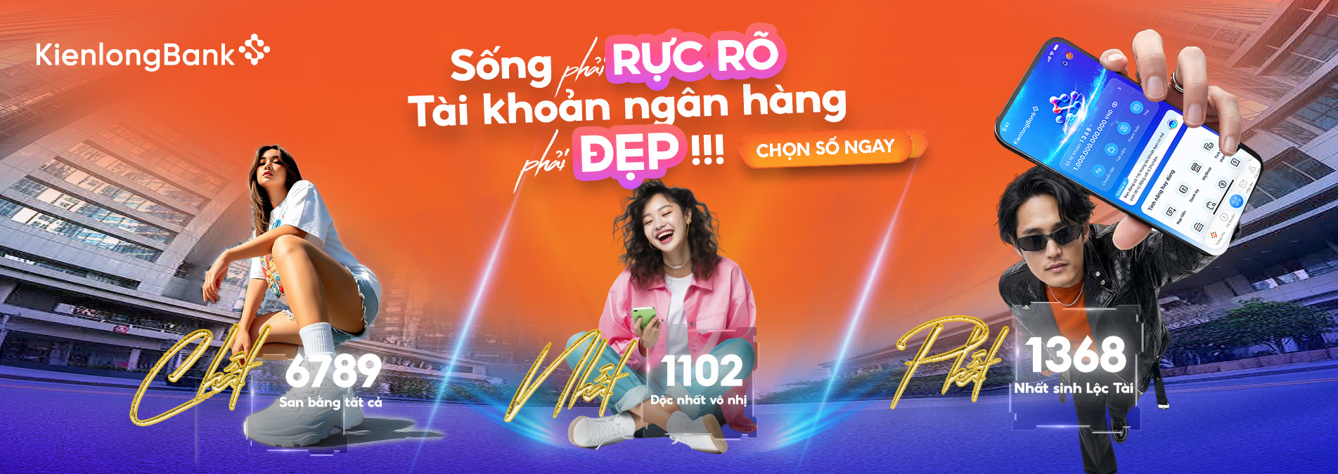KienlongBank tài khoản số đẹp