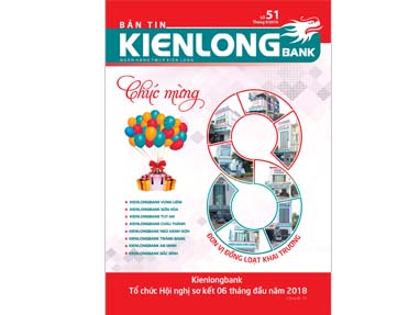 Bản tin Kienlongbank số 51 tháng 8 năm 2018
