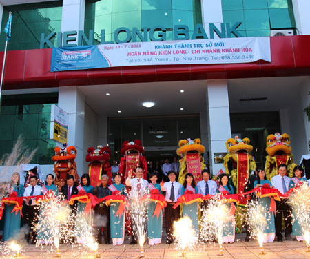 Ngân hàng Kiên Long – Chi nhánh Khánh Hòa khánh thành trụ sở mới