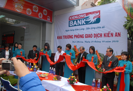 KIENLONG BANK:  KHAI TRƯƠNG PHÒNG GIAO DỊCH KIẾN AN – TP HẢI PHÒNG