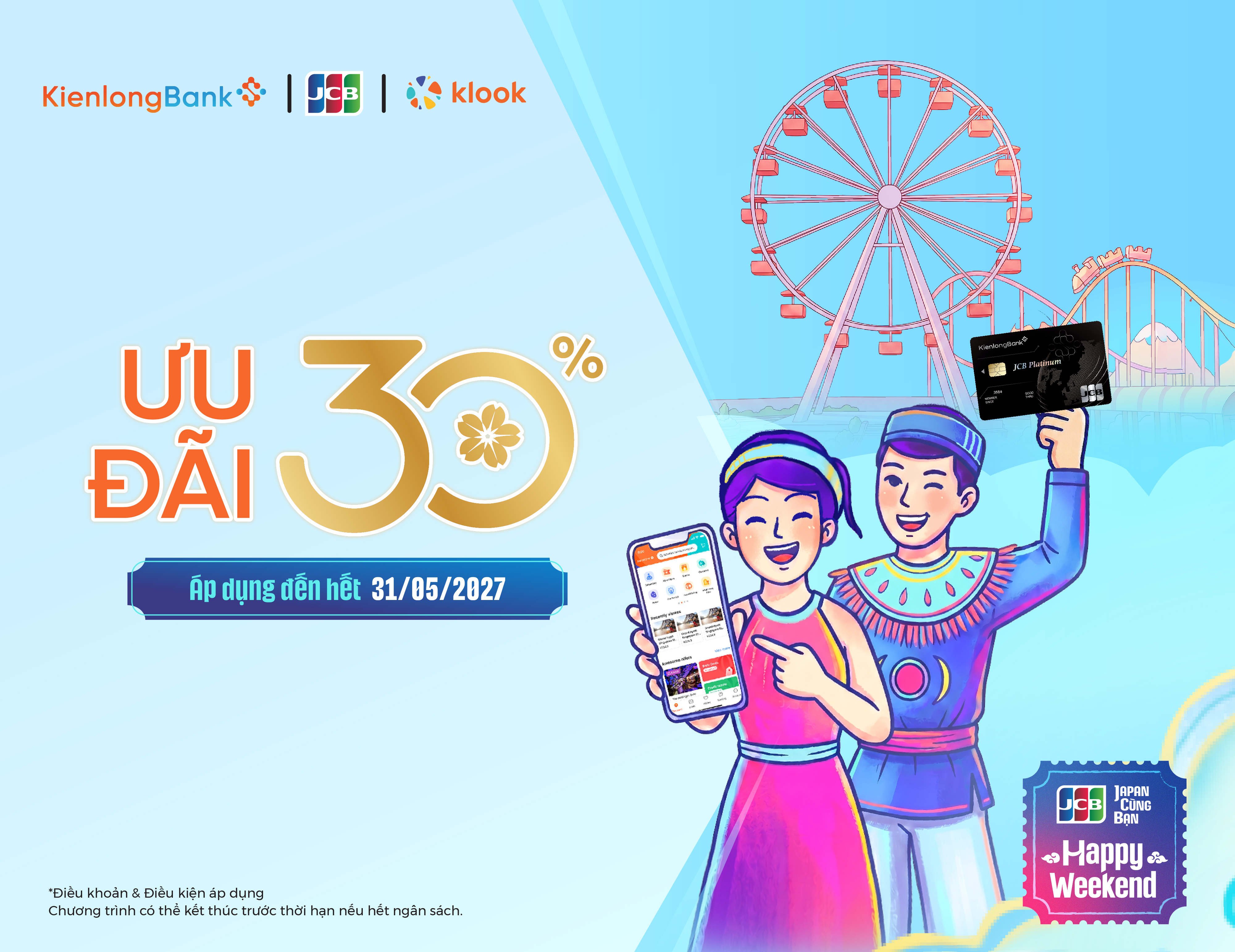ƯU ĐÃI ĐẾN 30% TRÊN KLOOK