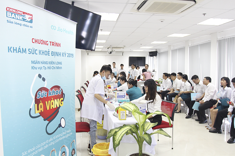 Kienlongbank tổ chức khám sức khỏe định kỳ cho cán bộ, nhân viên năm 2019