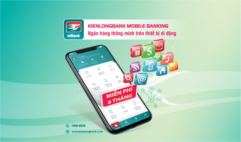 Ứng dụng Kienlongbank Mobile Banking - Ngân hàng thông minh trên thiết bị di động