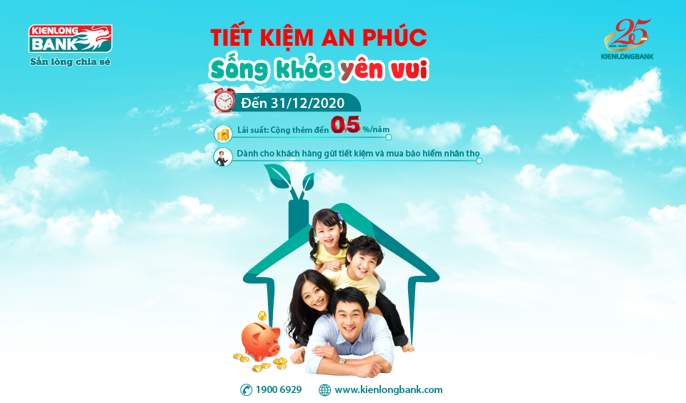 An Phuc saving product living healthy and get preferential offer with Kienlongbank