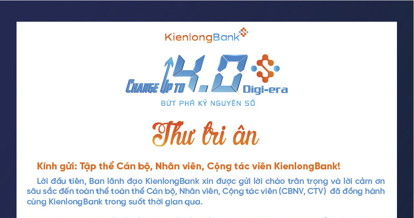 KienlongBank tri ân Cán bộ, Nhân viên, Cộng tác viên nhân kỷ niệm 26 năm ngày thành lập