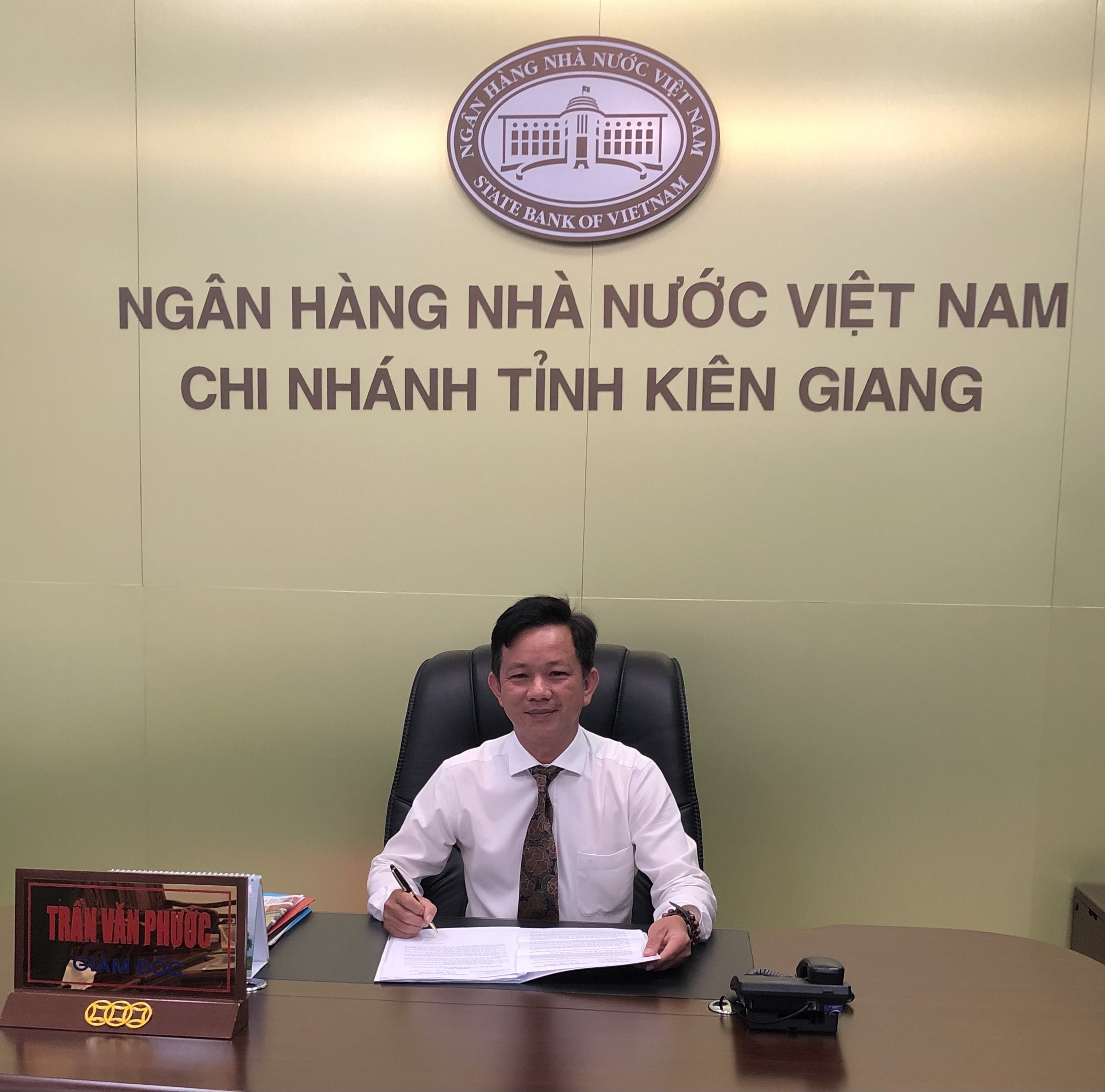 Thư chúc mừng của Ngân Hàng Nhà Nước Việt Nam - Chi nhánh tỉnh Kiên Giang nhân kỷ niệm 26 năm ngày thành lập KienlongBank