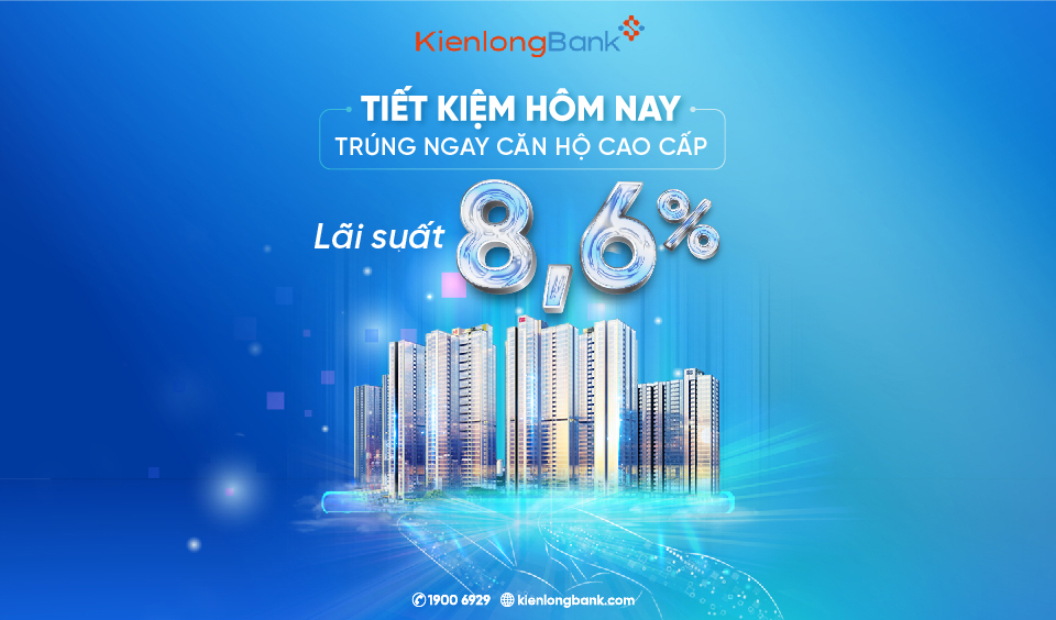 Hưởng ứng Ngày Chuyển đổi số quốc gia, tiết kiệm số tại KienlongBank lên đến 8,6%