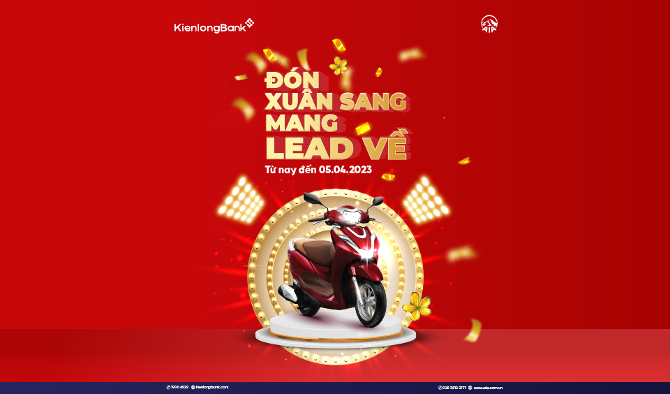 Cùng KienlongBank “Đón xuân sang – Mang Lead về”