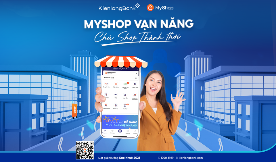 KienlongBank – MyShop, trợ lý đắc lực cho các chủ cửa hàng