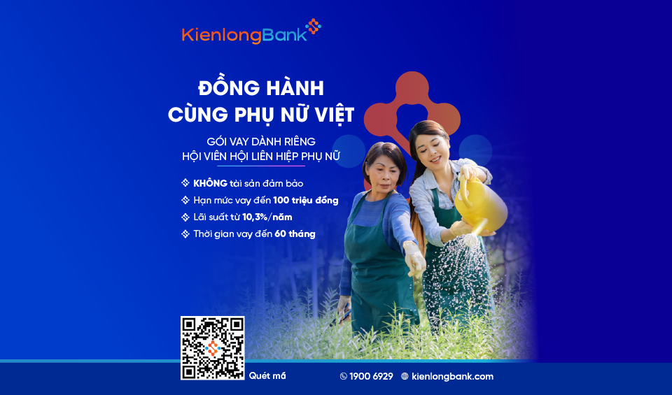 KienlongBank dành nhiều ưu đãi, đồng hành cùng Phụ nữ Việt