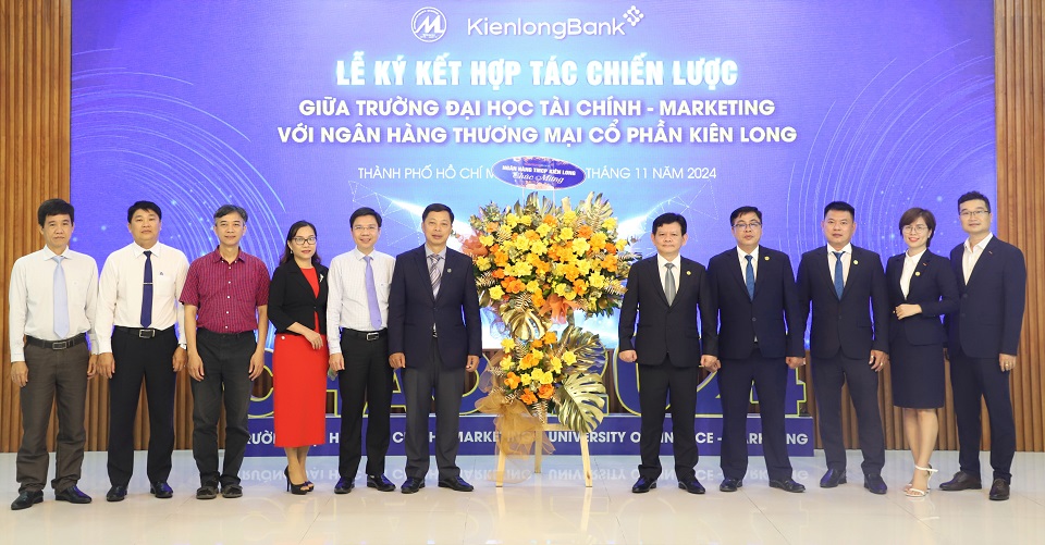 KienlongBank và Trường Đại học Tài chính - Marketing ký kết thỏa thuận hợp tác chiến lược