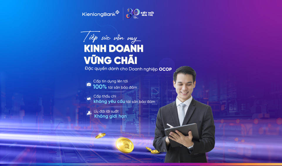 KienlongBank ra mắt gói tài trợ chuyên biệt cho doanh nghiệp OCOP