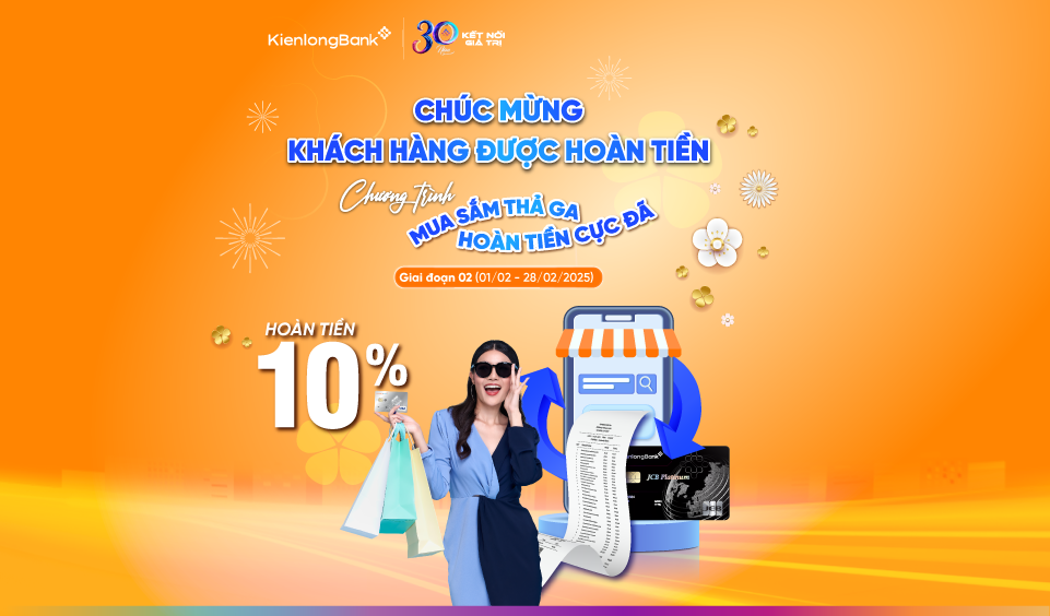 Chúc mừng 500 khách hàng được hoàn tiền đợt 2 chương trình ưu đãi thẻ tín dụng