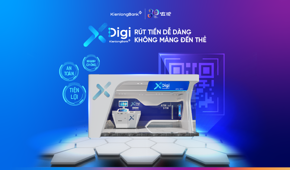 Ngân hàng không ngủ booth STM/CDM X-Digi: Cách mạng công nghệ tài chính từ KienlongBank