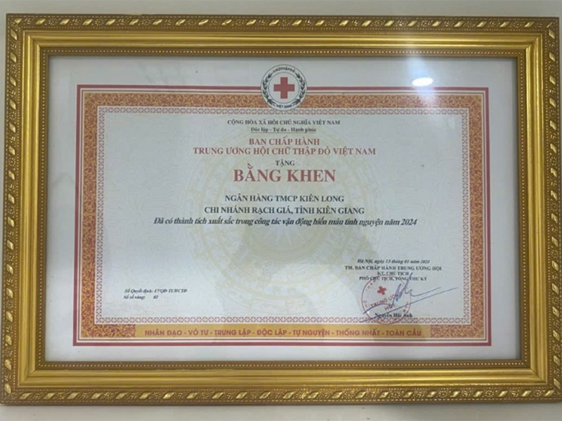 BẰNG KHEN