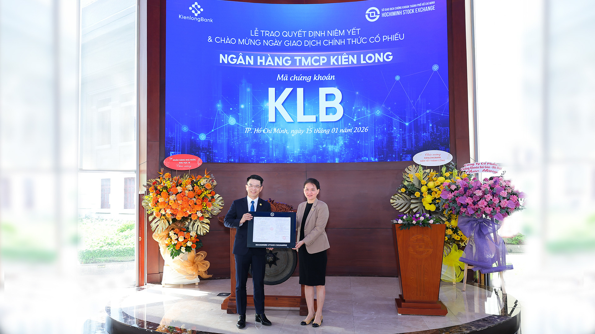 [HTV9] CỔ PHIẾU KLB CHÍNH THỨC GIAO DỊCH TRÊN HOSE TỪ NGÀY 15/01