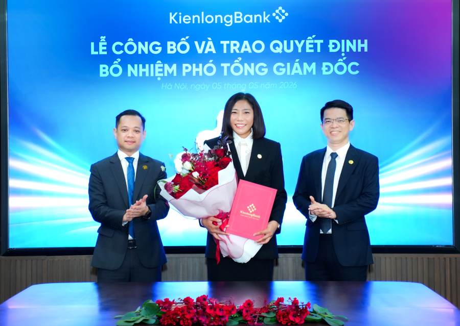 KienlongBank bổ nhiệm Phó Tổng Giám đốc mới, kiện toàn Ban Điều hành cho giai đoạn 2026 - 2030