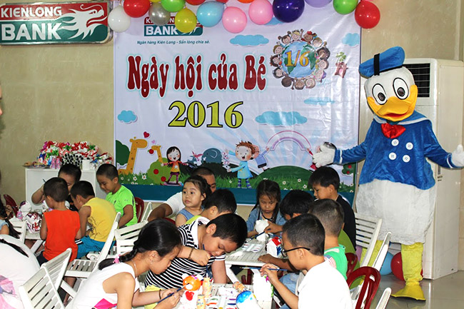 Kienlongbank Đã Nẵng tổ chức chương trình “Ngày hội của bé” 2016