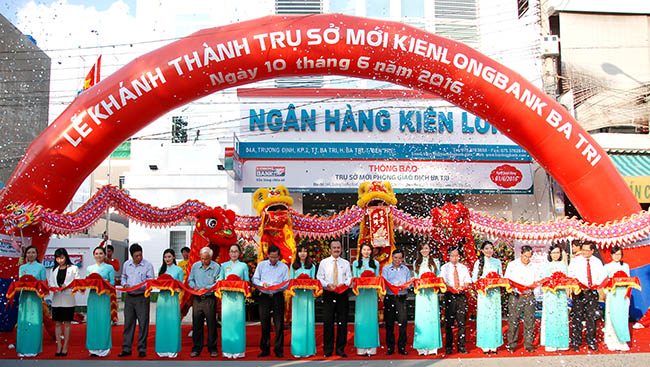 Khánh thành Kienlongbank Ba Tri tại tỉnh Bến Tre