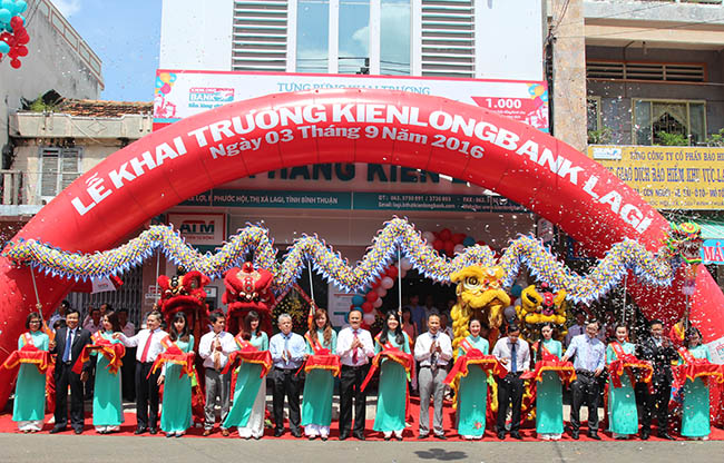 Kienlongbank tưng bừng khai trương Phòng Giao dịch La Gi tại Tỉnh Bình Thuận