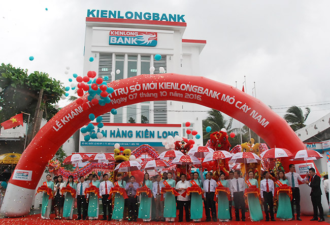 Khánh thành Kienlongbank Mỏ Cày Nam tại tỉnh Bến Tre
