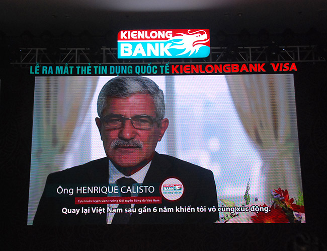 HLV Calisto - Đại sứ thương hiệu của thẻ tín dụng Kienlongbank Visa