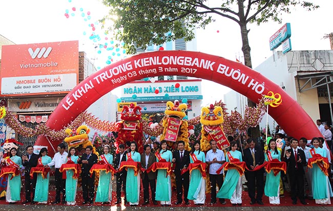 Chúc mừng Kienlongbank khai trương điểm giao dịch thứ 117 tại Đắk Lắk