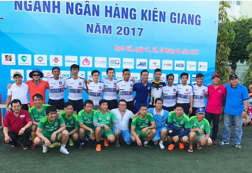 Kienlongbank Phú Quốc đạt giải nhì tại hội thao ngành Ngân hàng tỉnh Kiên Giang 2017