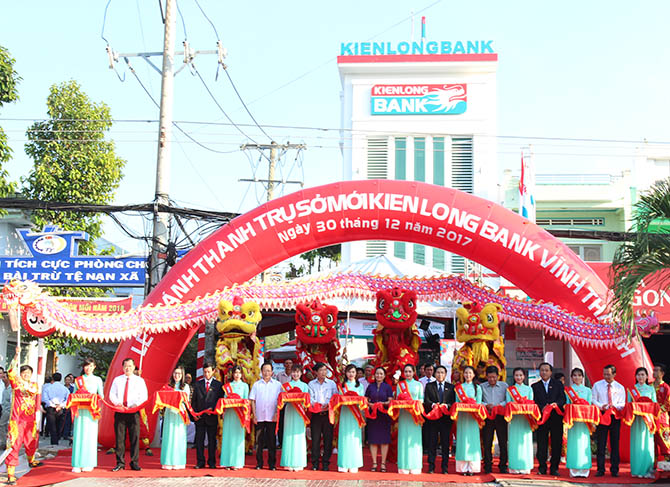 Kienlongbank khánh thành trụ sở mới tại thị trấn Vĩnh Thạnh, thành phố Cần Thơ
