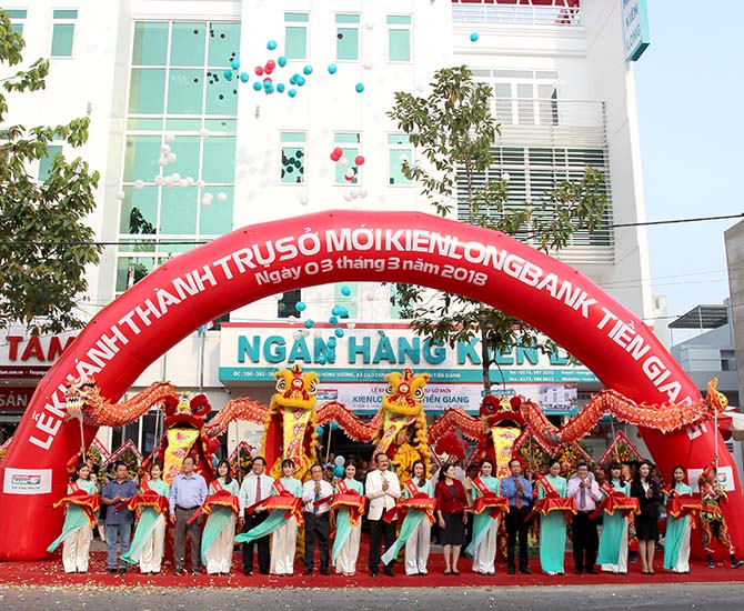 Kienlongbank khánh thành trụ sở mới Chi nhánh Tiền Giang