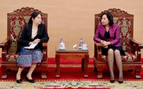 NHTW hai nước Việt Nam - Lào tăng cường hợp tác, chia sẻ kinh nghiệm
