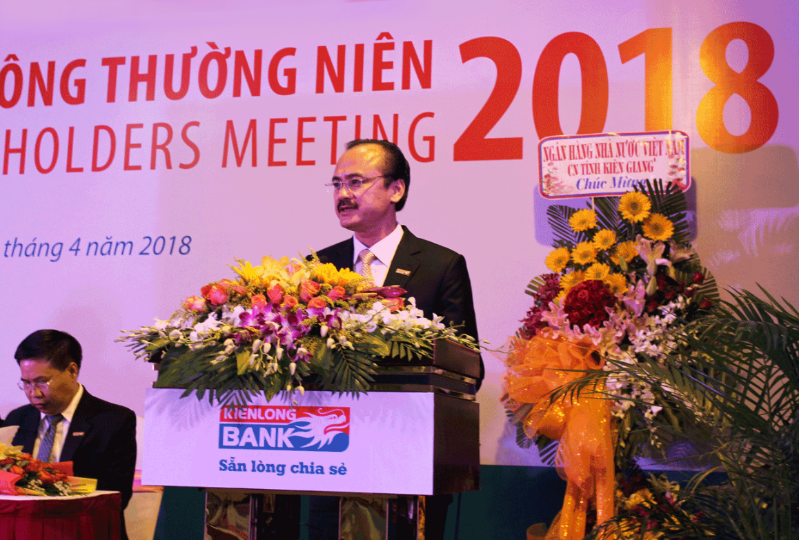 Kienlongbank set a 2018 profit goal of VNĐ405 billion