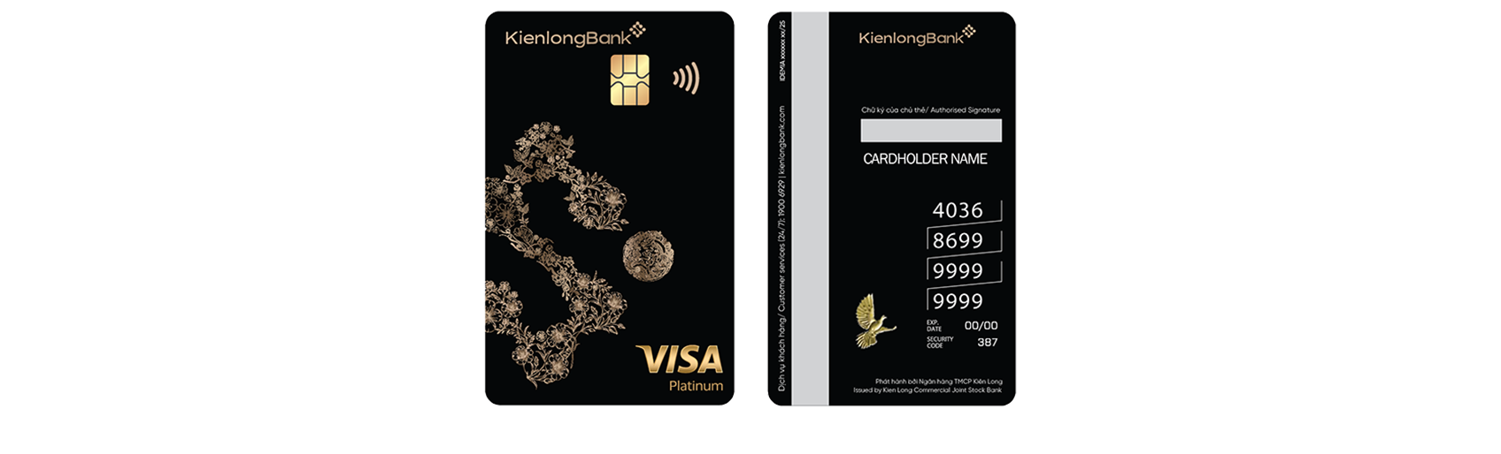 Thẻ tín dụng quốc tế KienlongBank Visa Elite