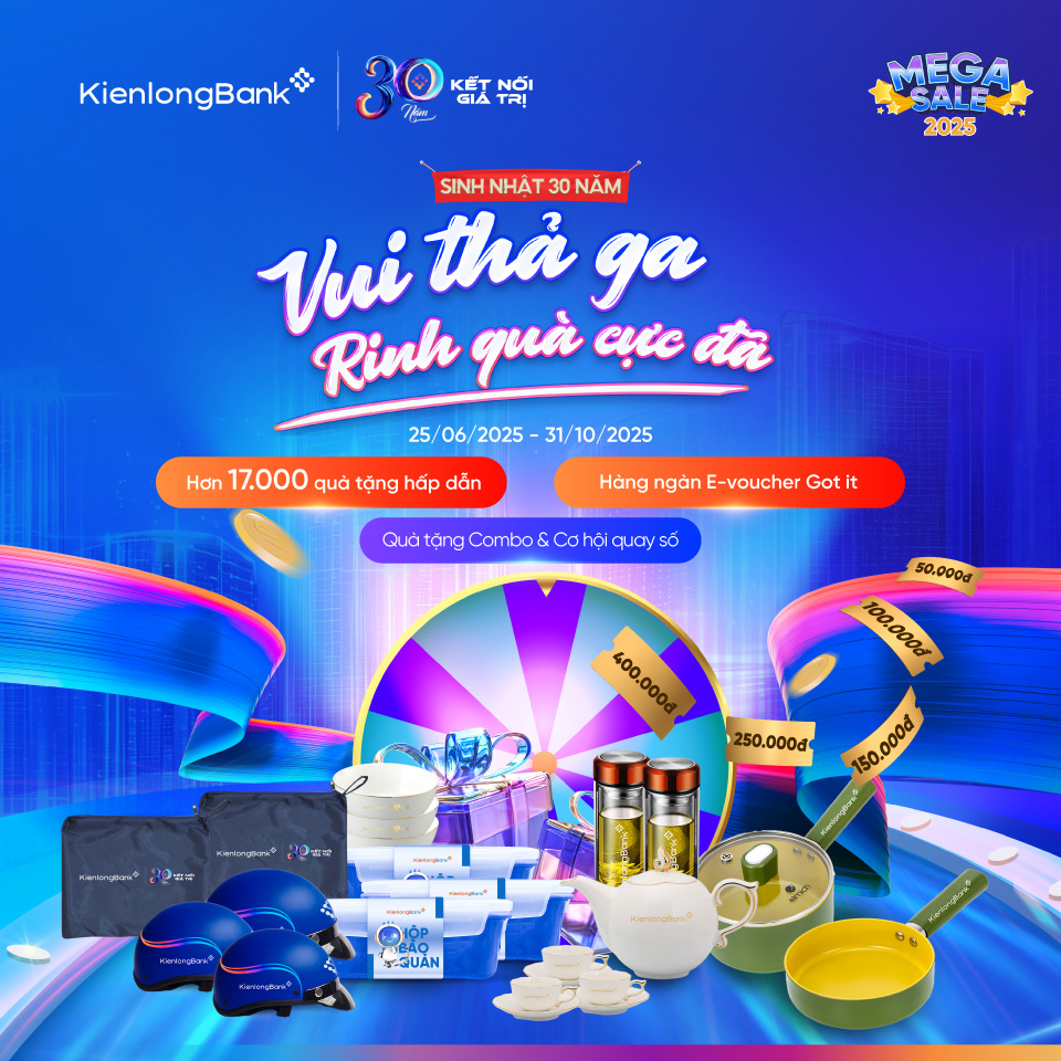 KienlongBank "Vui thả ga - Rinh quà cực đã" KienlongBank "Vui thả ga - Rinh quà cực đã"