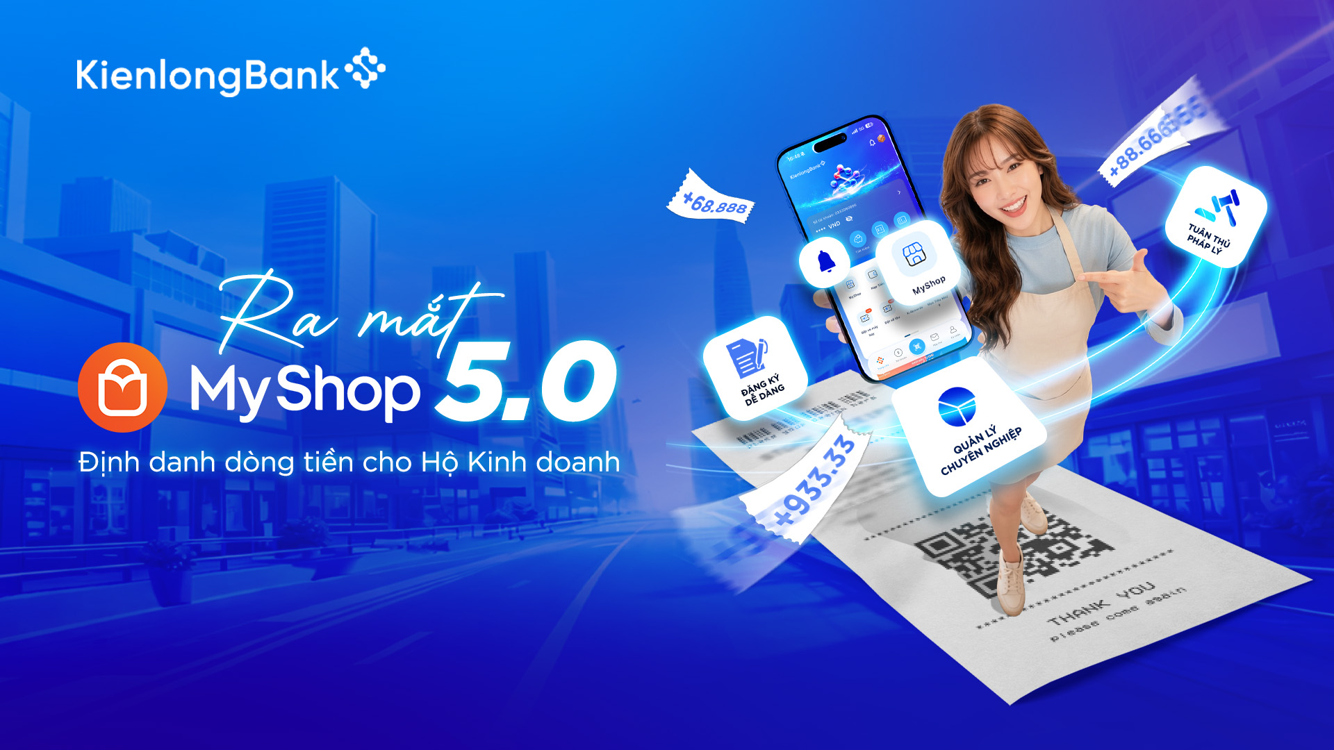 KienlongBank nâng cấp MyShop 5.0 KienlongBank nâng cấp MyShop 5.0